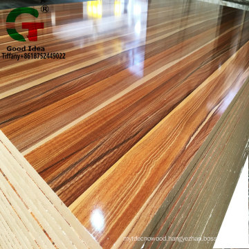 china factory hot sell furniture used high glossy UV coated MDF